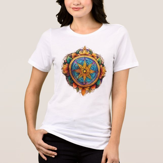 Movimento sem fim: Roda russa do T-Shirt em progre (Frente)