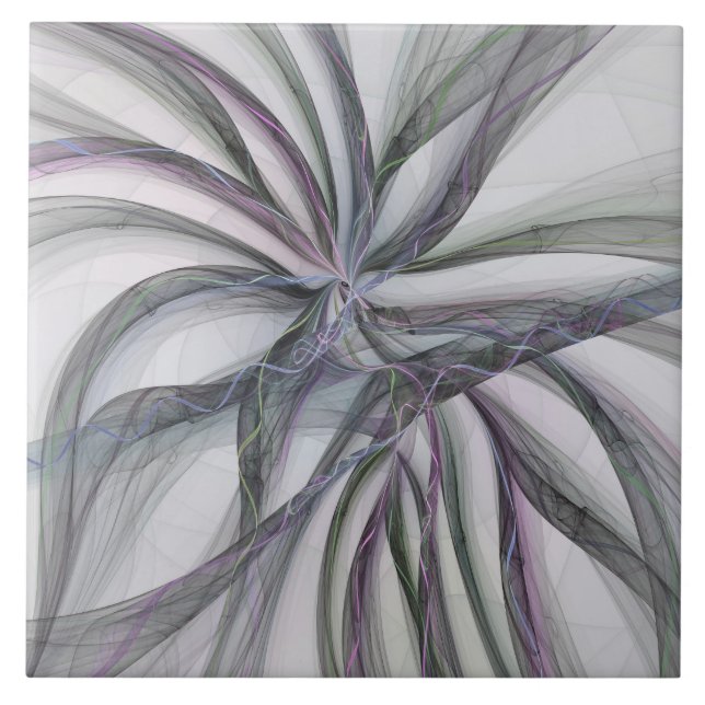 Movimentos Filigrana Moderno Abstrato Fractal Gira (Frente)