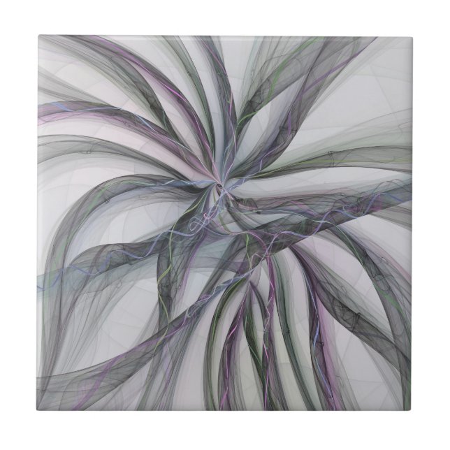 Movimentos Filigrana Moderno Abstrato Fractal Gira (Frente)