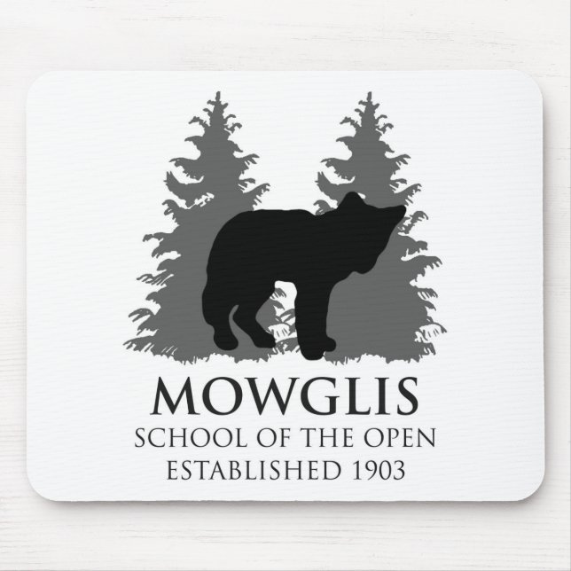 Mowglis simples Mousepad (Frente)