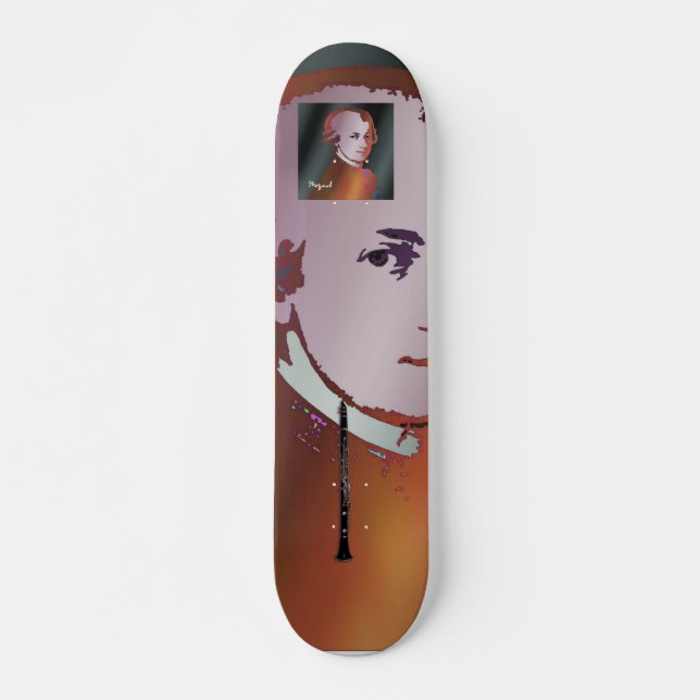 Mozart e Clarinet Skateboard (Frente)