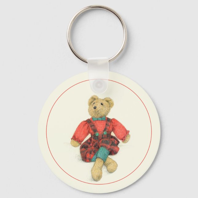 MR Chaveiro do Círculo de Alumínio BEAR (Frente)