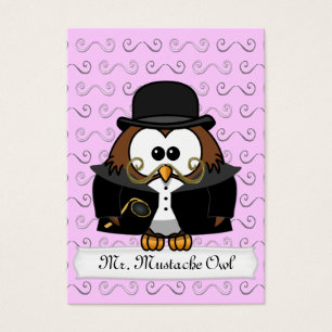 Mr. Gold Mustache Owl