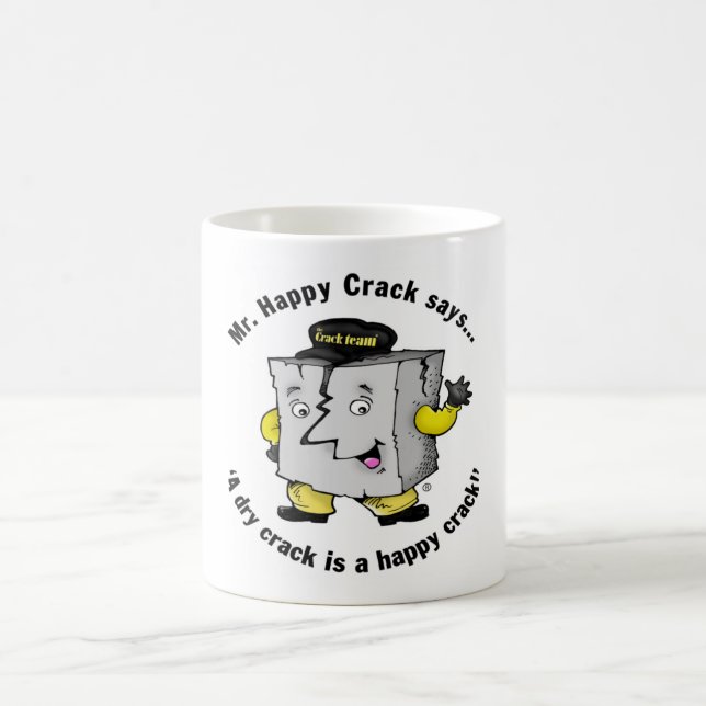 Mr. Happy Crack, caneca de café (Centro)