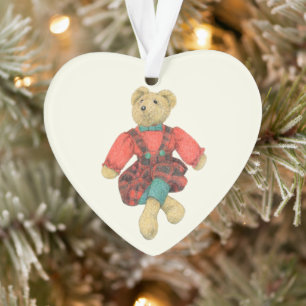 MR Ornamento Cardíaco Acrílico BEAR