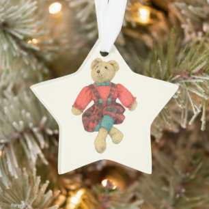 MR Ornamento em estrela acrílica BEAR