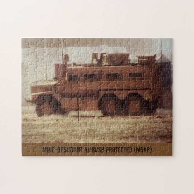 MRAP 10 x 14 Quebra-cabeça de fotografia (Horizontal)