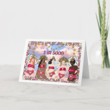 MRKH 1 em 5000 Cartão guerreiro bonito e valente