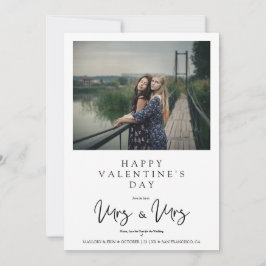 MRS & MRS Valentine's Wedding LGBT Lesbian Photo