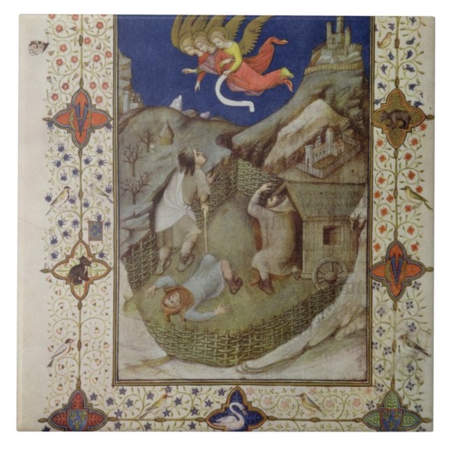 MS 11060-11061 horas de Notre Dame: Tierce, (Frente)
