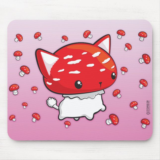 MS cor-de-rosa Mousepad (Frente)