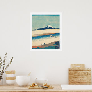 Mt Fuji Japonês Impressão, Papel de Poster de Valo