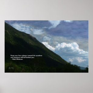 Mt Webster: Poster das citações de Whitman