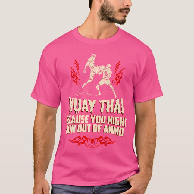 Muay Thai Porque Você Pode Ficar Sem Camisa De Amm (Frente)