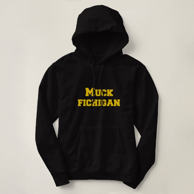 Muck Fichigan Camisa Encantada Michigan Hater Spor (Frente do Design)