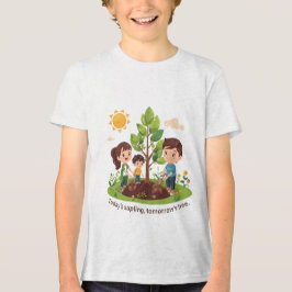 Muda de Hoje Árvore de Amanhã Família Dia da Terra