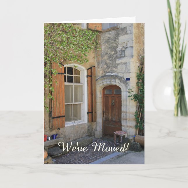 Mudamos - Anúncio de novo endereço (Frente)