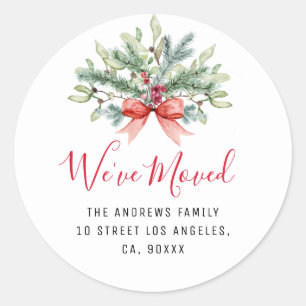 mudamos o adesivo floral de novo endereço