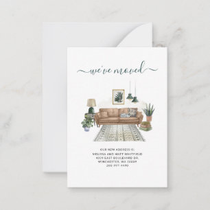 Mudamos o anúncio de mudança da Sala de Estar Boho