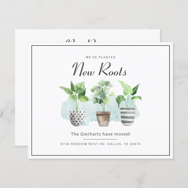 Mudamos o anúncio de mudança de endereço (Frente/Verso)