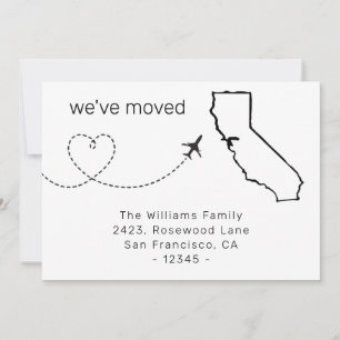 Mudamos o anúncio de mudança de voo da Califórn