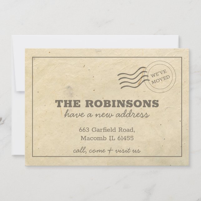 Mudamos o endereço do cartão (Frente)