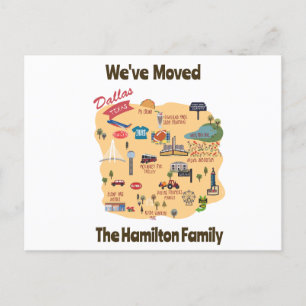 Mudamos para o cartão postal de Dallas Texas
