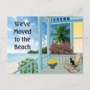 Mudança da aguarela do cartão de endereço