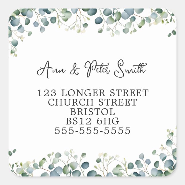 Mudança das folhas da etiqueta de devolução de end (Frente)