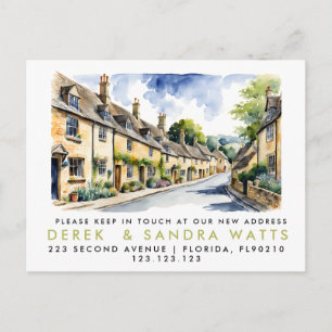mudança de endereço, anúncio de mudança cotswold