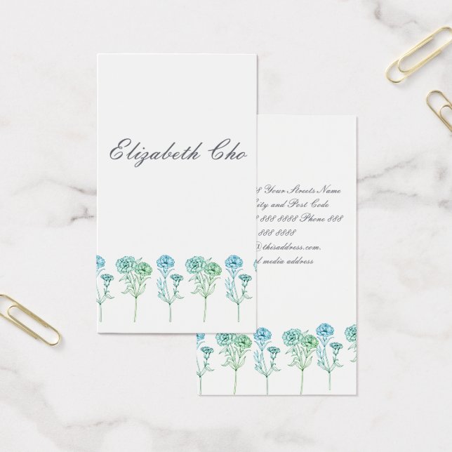 Mudança de endereço - Cravos (Escritótio)