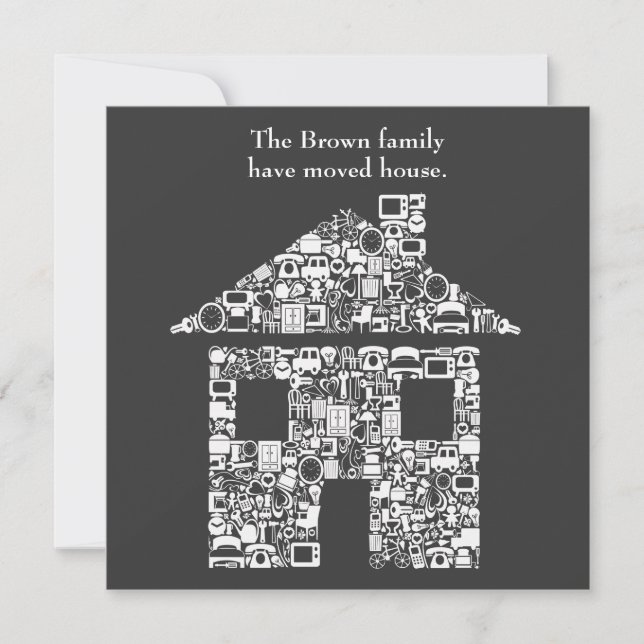 Mudança de Endereço Residencial Anúncio de Nova Mo (Frente)