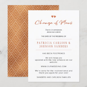 Mudança de planos adiou o anúncio do casamento