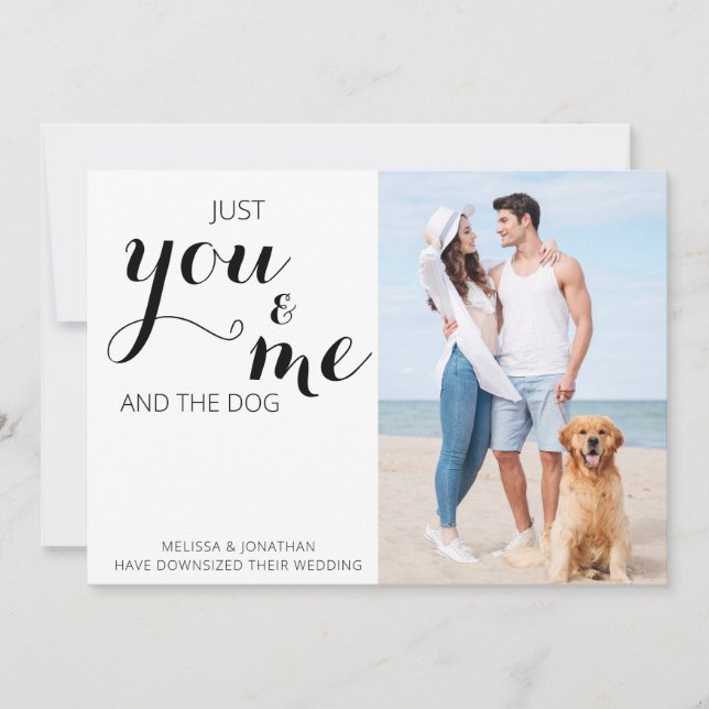 Mudança de Planos Anúncio de Casamento Canino (Frente)