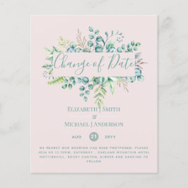 Mudança de planos Data Verdura Eucalipto Evento