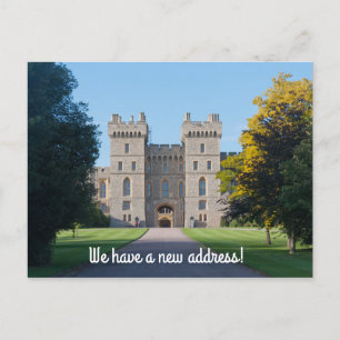 Mudança do divertimento do cartão de endereço