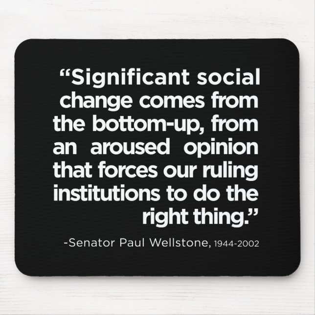Mudança social Mousepad (Frente)