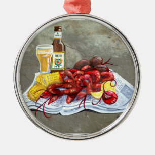 Mudbugs e ornamento da cerveja