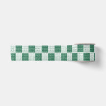 Mudcloth Verde e Branco Moderno Inspirado na Áfric