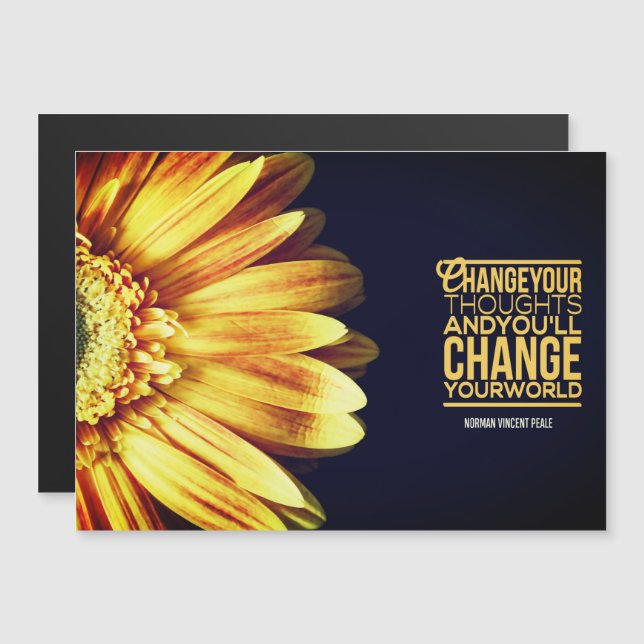 Mude seus pensamentos (Frente/Verso)