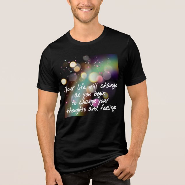 mude suas palavras de motivação de vida (Frente)