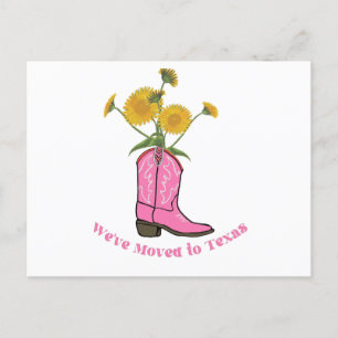 Mudou para o anúncio do Texas