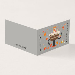 Muffin de aniversário de celebração