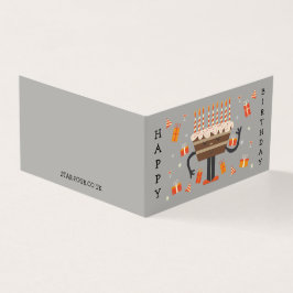 Muffin de aniversário de celebração