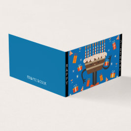 Muffin de aniversário de celebração - Azul