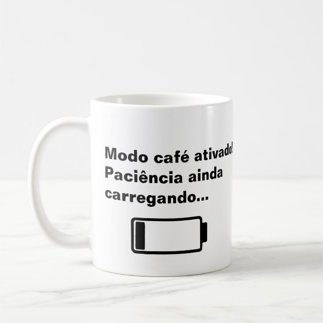 Mug | Caneca Modo Café Ativado. (Esquerda)