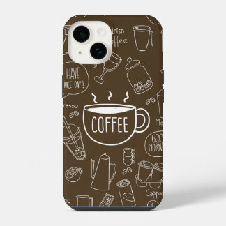 Mug de padrão de copa de café retrô - Perfeito par