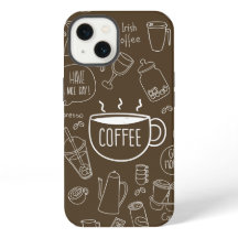 Mug de padrão de copa de café retrô - Perfeito par