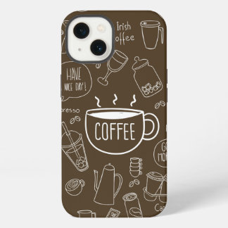 Mug de padrão de copa de café retrô - Perfeito par