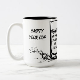 Mug Inspiracional - Esvazie sua xícara